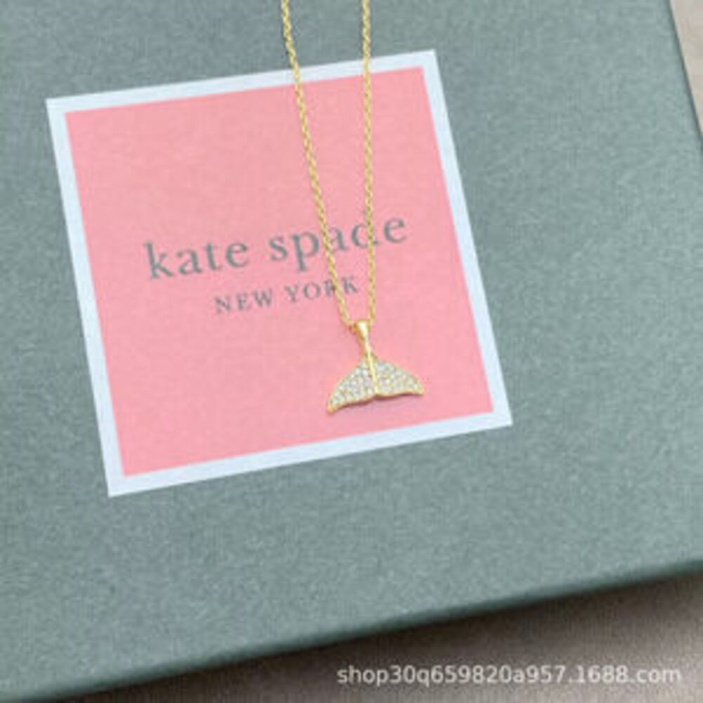 kate spade Mermaid Tail Zircon Necklace